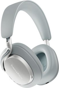 Bowers & Wilkins Px8 S2 Hi-Fi-Kopfhörer hellblau, passender Bügel und Ohrpolster, Dreiviertelansicht