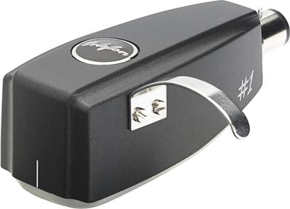 Ortofon SPU #1 sort mat pickup til pladespiller, sfærisk diamantnål, metalcantilever, hvidt logo