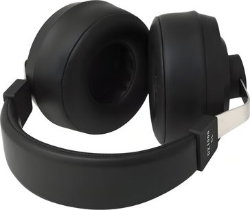 Černá circumaurální hi-fi sluchátka Final DX3000 CL s velkými polstrovanými náušníky – boční pohled