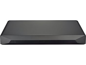 Amplificador de potencia Nuprime Evolution Two-SE negro, chasis metálico, botón a la izquierda, LED a la derecha, vista frontal
