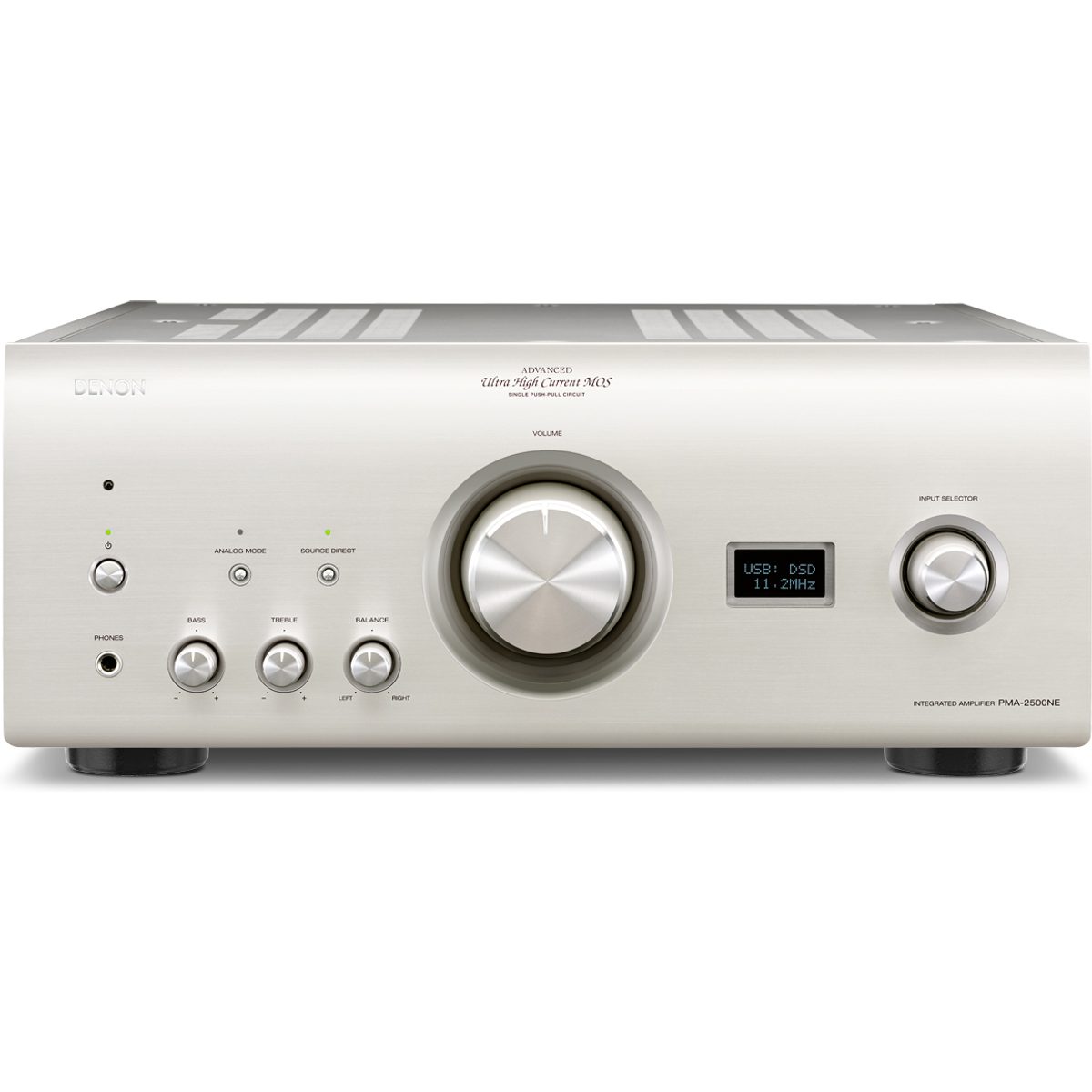 Denon PMA-2500NE silver - Stereo solid-state hi-fi integrated