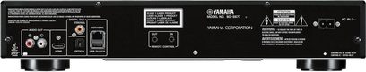 Yamaha BD-S677 titano Blu-ray grotuvas, galinis vaizdas, audio / vaizdo jungtys, HDMI, USB, tinklo, optiniai, koaksialiniai prievadai