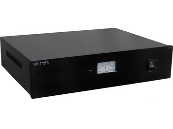 Taga Harmony PC-7000 şebeke kondisyoneri, ön görünüm, siyah dikdörtgen kasa, ekran ve anahtar ile