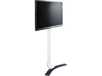 Erard STANDIT 400 flat screen stand in black and white metal, with rectangular base and height-adjustable vertical column