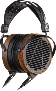 Casque audio Audeze LCD-2 Shedua wood ouvert, transducteurs circulaires grillés noirs et bois, arceau rembourré noir