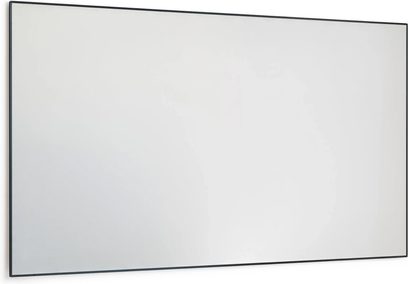 Projeo Frame ALR LT 120 projektionslærred lysegrå med tynd sort ramme set forfra