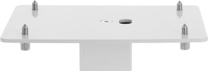Enova HIFI MAJESTY 50 WH, widok z góry, biała prostokątna płyta, 4 metalowe śruby w rogach, 2 centralne otwory
