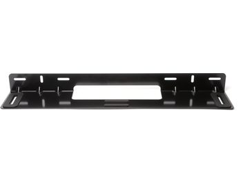 Svart metallveggmontering for Sennheiser AMBEO Soundbar, frontvisning, med 6 festekroker