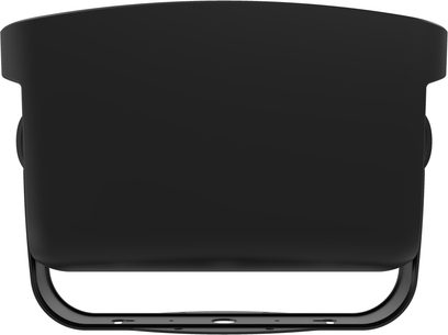 Diffusore da esterno Klipsch PSM-650-T nero, vista posteriore con supporto di fissaggio nero