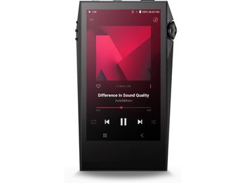 Baladeur audiophile Astell&Kern SP3000M, ecran dreptunghiular, interfață muzicală vizibilă, buton rotativ pe partea dreaptă