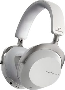 Trådløse Bluetooth-hodetelefoner Aventho 300 grå, polstret hodebøyle, sirkulære roterende øreklokker, metallstruktur