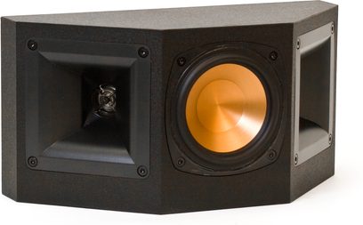 Klipsch RS-41 MkII sort baghøjttaler, kobber-conet midterhøjttaler, sidehøjttaler, aftagelige gitterdæksler