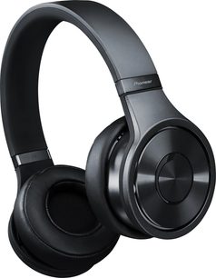 Pioneer SE-MX9-K sort hovedtelefoner, lukket circumaural design, brede ovale ørepuder, polstret justerbar hovedbøjle, mat finish