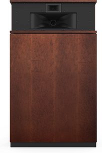 Акустична колонка Klipsch Khorn AK7 Auburn з обробкою дерева American Auburn, передня панель з чорною решіткою у верхній частині