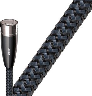 Cavo audio analogico XLR Audioquest Yukon, 2m, connettore XLR placcato argento, guaina intrecciata nera