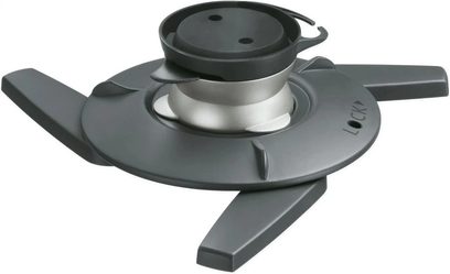 Support pour vidéoprojecteur Vogel's EPC 6545 gris foncé, à trois bras et fixation centrale circulaire argentée