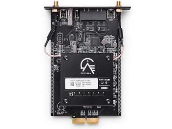 Разширителна карта за hi-fi електроника Primare Module SM35 Prisma, черна, изглед отгоре, видими електронни компоненти