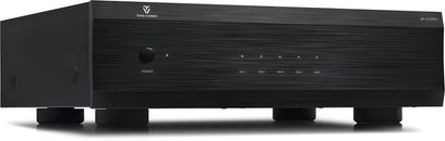 Multikanals effektforstærker Tonewinner AD5100 PA+ sort med front i børstet aluminium med power-knap og kanalindikatorer