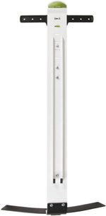Erard STANDIT 400 white wall mount for flat screen, black telescopic arms, flat base, wall brackets, vertical adjustment