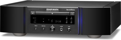 Marantz SA-12SE Special Edition sort CD-afspiller, frontpanel med display, knapper og stik