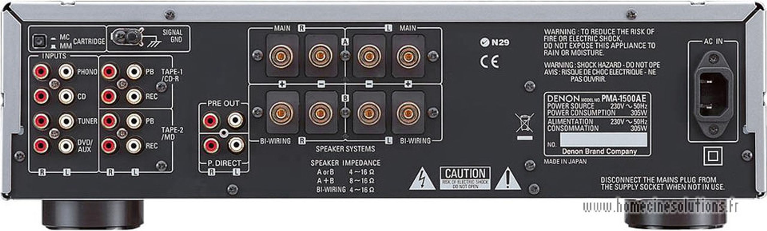 Denon PMA-1500AE - Stereo geïntegreerde transistorversterker