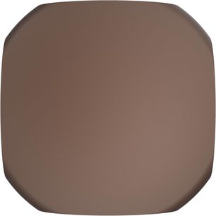 Lauko kolonėlė Klipsch Courtyard 4.1 ruda, lygaus plastiko išvaizdos korpusas, kvadratinė su nuožulniais kampais, vaizdas iš viršaus