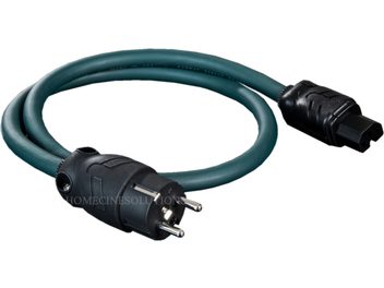 Cavo di alimentazione Cardas Parsec Power 1,5m, verde scuro, connettori neri, in un avvolgimento morbido
