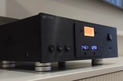 Taga Harmony sort strømrenser med orange galvanometer, digitalt display og tre afbrydere