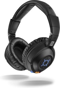 Sennheiser PXC-360 BT sorte circumaurale hovedtelefoner, store drejelige ørekopper, polstret hovedbøjle, kan ligge fladt