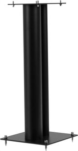 Підставка Norstone Design Stylum 3 чорна сатинова, вертикальна прямокутна чорна конструкція з чотирма загостреними ніжками