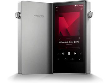 Hall Astell&Kern PD5 audiomängija, esi- ja tagantvaade puuteekraani ning külgmiste pöördnuppudega
