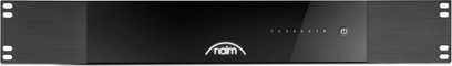 Zesilovač Naim Audio CI-NAP 108 černý, pohled zepředu, 8 kanálů, tlačítka a indikátory na předním panelu