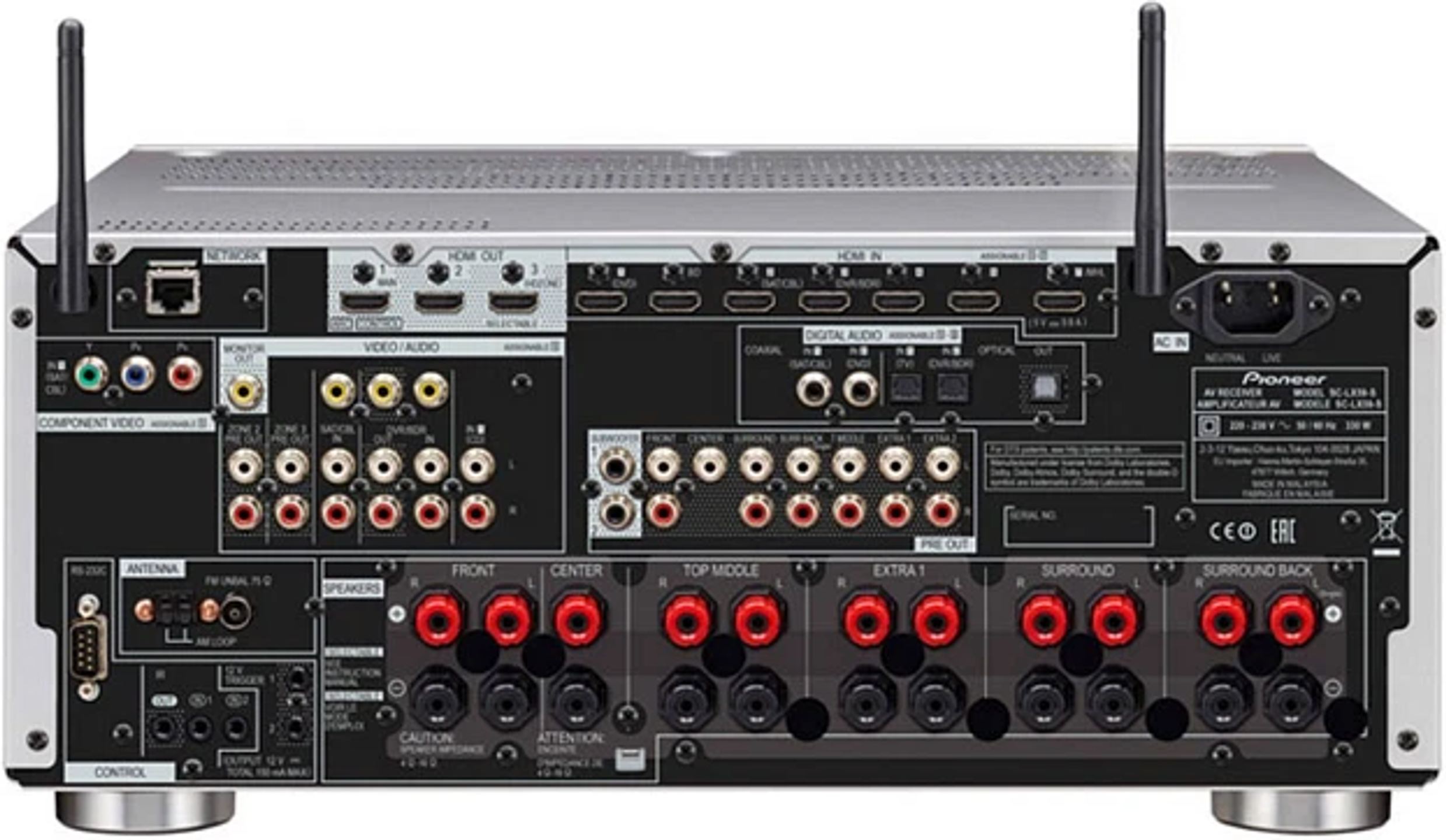 Pioneer SC-LX59 silver - Home Theater Receiver - HomeCineSolutions