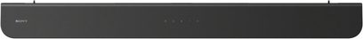 Sony HT-S400 soundbar sort, set forfra, rektangulær form, afrundede hjørner, logo til venstre, centrale knapper