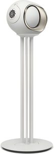 Devialet Tree-stativ til Devialet Phantom Ultimate 98 dB, hvid metal, tre ben, rund base, forfra set