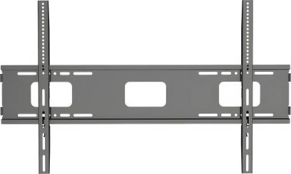 Supporto TV a parete Screen'up MF55100, struttura metallica rettangolare, 2 montanti verticali perforati, 1 piastra centrale traforata