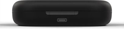 Beyerdynamic VERIO 200, estojo preto, vista frontal, conector USB-C centralizado, forma retangular com bordas arredondadas