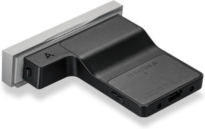 Razširitvena kartica Astell&Kern SEM-4, pravokotno ohišje v mat črni barvi, USB-A priključek, moški konektor na zadnji strani