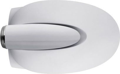 Draadloze verbonden luidspreker Bowers & Wilkins Formation Duo wit, bovenaanzicht, ovale vorm, witte kleur