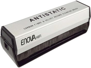 Enova HIFI BVA 20 anti-static carbon fiber vinyl brush, brushed metal housing, white label