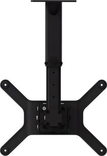 Support da soffitto per videoproiettore XGIMI Titan nero, bracci incrociati regolabili, fissaggio centrale visto frontalmente
