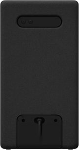 Einbau-Subwoofer Sony SA-SW3, Rückansicht, schwarze Oberfläche, rechteckiges Panel, zentraler Anschluss