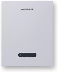 Slimme luidspreker Cambridge Audio L/R X wit met minimalistisch voorpaneel en zwarte touch-knoppen