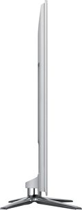 Samsung UE40C6710 Fernseher mit hoher Auflösung, Profilansicht, auf Metallständer, Flachbildschirm, schmaler silberner Rahmen