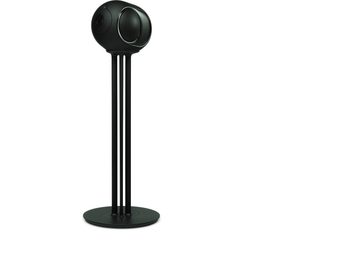 Pied de suport DEVIALET Tree pentru Phantom Ultimate, metal verde Deep Forest mat, cu trei tije, bază rotundă, vedere din trei sferturi