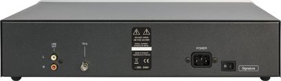 Atoll Electronique TU80 Signature sort tuner, bagside med tilslutninger