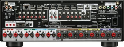 Denon AVC-X4800H jungtys