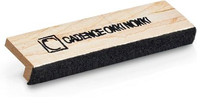 Centrovací deska pro gramofon Okki Nokki RCM Record Cleaning Machine, černá, světlý a tmavý dřevěný povrch, pohled shora