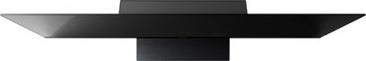Panasonic TX-55GZ2000E TV, set forfra, sort slukket skærm, mat sort metalramme og -fod