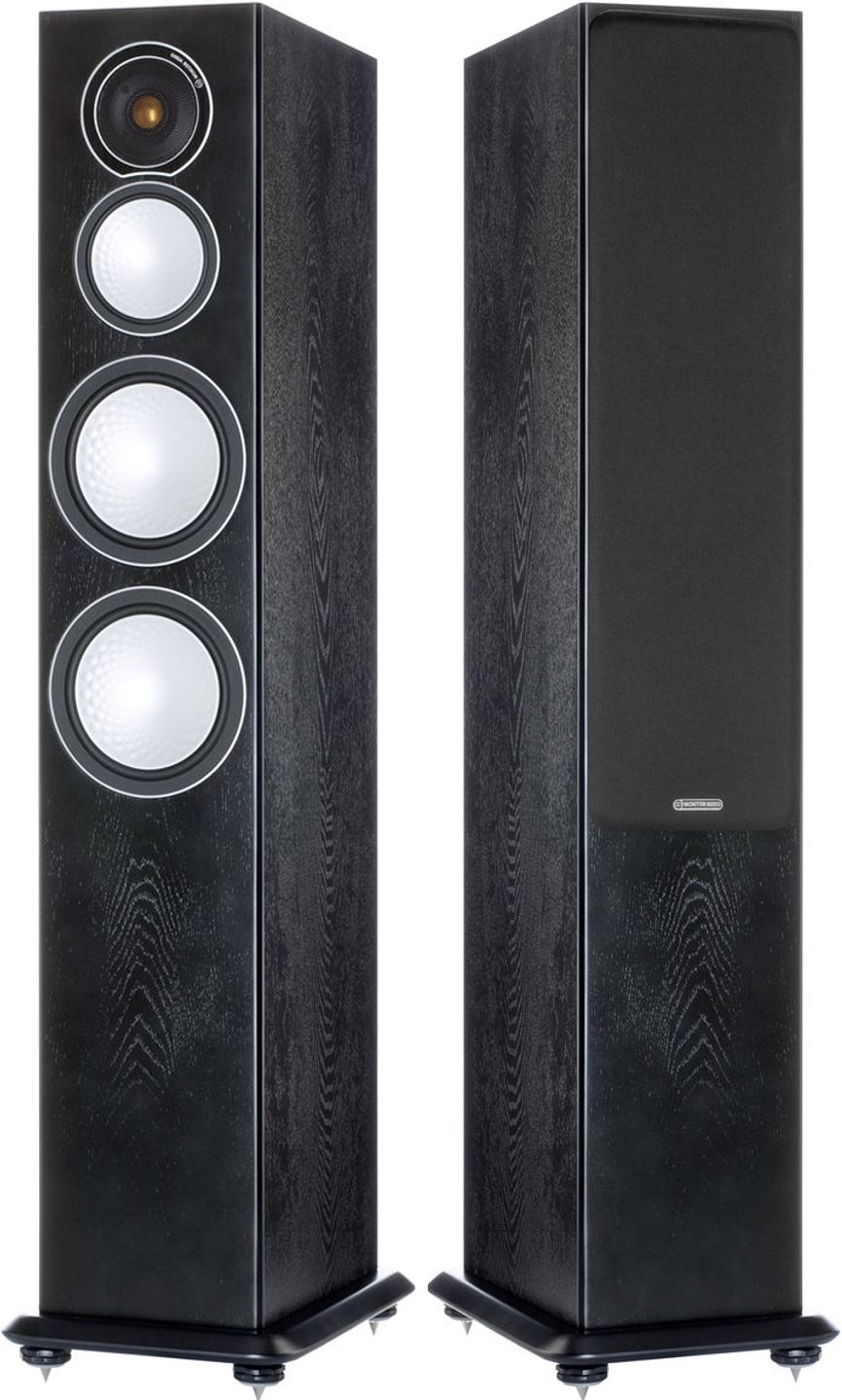 Monitor Audio Silver 8 black oak - Tower Speaker - HomeCineSolutions